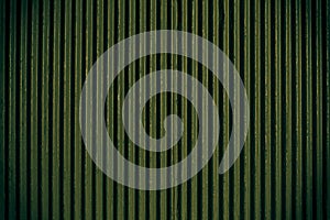 Green corrugated sheet metal