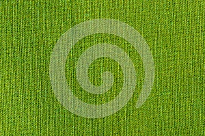 The Green cotton fabric texture as background natural textile