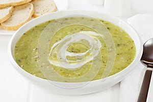 Green Courgette Soup