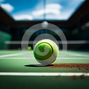 Green court buzz, Setting prepared for exhilarating tennis match action