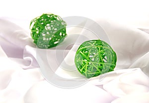 Green Craft Christmas ball