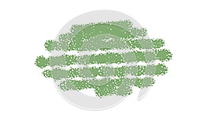 Green Crayon Speech Bubble Sketch Box