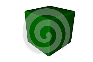 Green cube