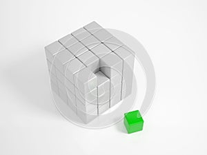 Green Cube is the missing piece