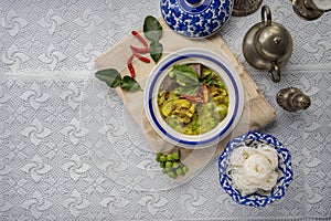 Green curry Kaeng kheiyw hwan