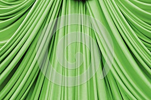 Green curtain texture