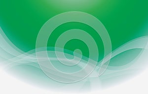 Green Curve Background