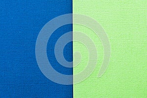 Green and dark  blue pastel paper color for background