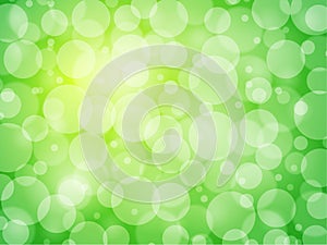 Green defocus abstract background