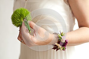 Green Dianthus Wedding Flower