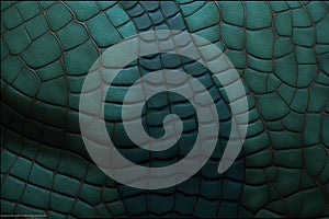 Green Dinosaur Reptile skin texture.