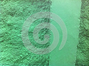 Green Dirty Paint Cement Wall
