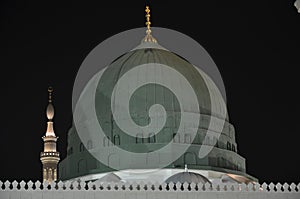 Green Dome of Nabawi Masjid photo