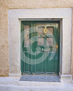 Green door, Chios island