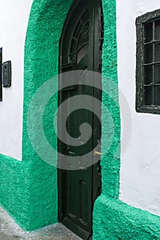 Verde puerta 