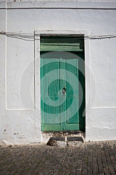 Green door to the white house, Spain