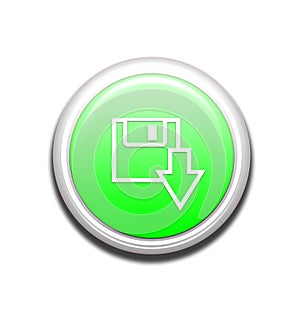 Green Download Button