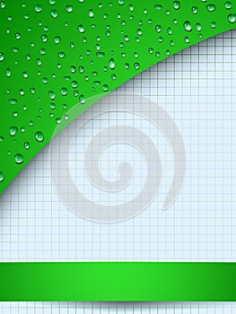 Green drops and copyspace