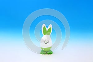 Green Easter Bunny Egg Eco Symbol