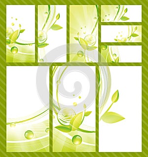 Green Eco Banner Collection