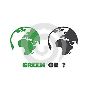 Green Or? - Eco Earth Globe Design Concept