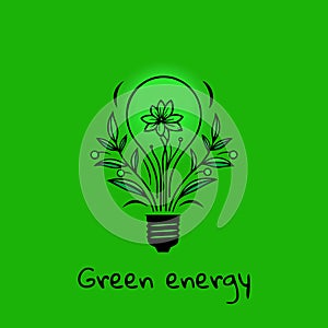 Green eco energy concept design