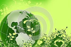 Green Eco Globe