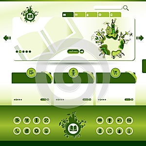 Green eco website template