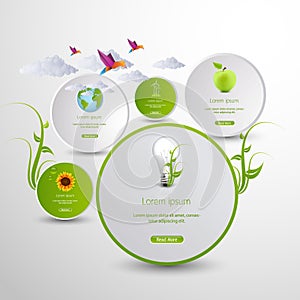 Green eco website template