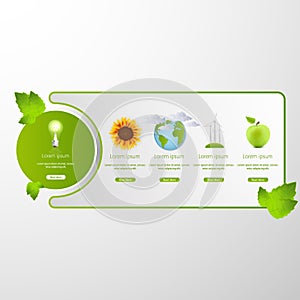 Green eco website template