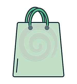 green ecobag representation