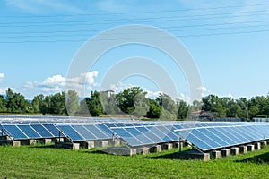 Green electricity from solar panels