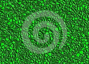 Green emerald crystal background