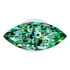 Green Emerald Marquise photo