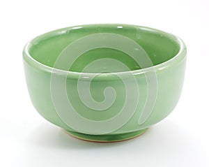 Green empty bowl