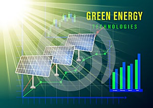 Green energy banner