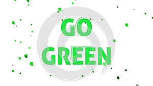 Green energy concept animation