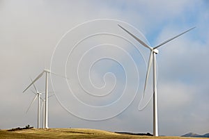 Green energy concept view