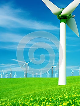 Green energy generator of the environment, power generation station of the electricity industry