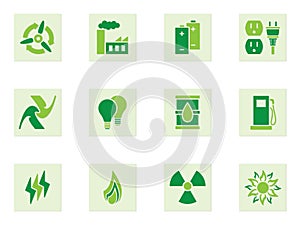 Green Energy Icon Set