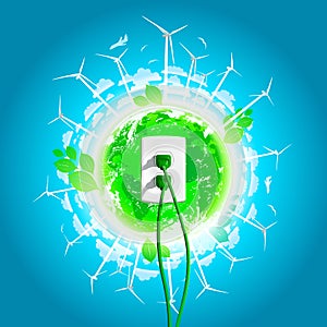 Green Energy Plug Concept