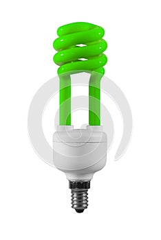 Eco green light bulb