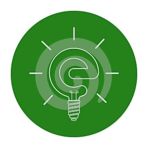 Green energy simple icons
