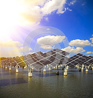 Green energy and sustainable development of solar energy