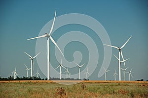 Green energy of wind turbines