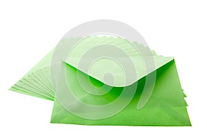 Green envelopes