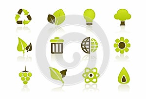 Green Environment Icon Set