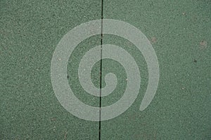 Green EPDM rubber flooring from above