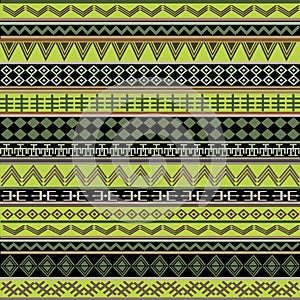 Green ethnic african texture