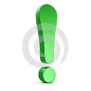 Green exclamation mark